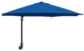 vidaXL Guarda-sol de Jardim Manual Azul Azur 248 x 248 x 148 cm