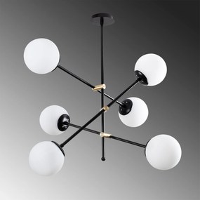 Chandelier Martı – Preto – Diâmetro 82 cm