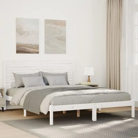 vidaXL Cama extra longa sem colchão 140x220 cm madeira maciça