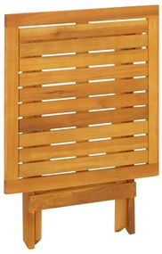 Cadeiras de terraço p/ exterior c/ mesa acácia maciça/textilene