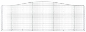 Cestos gabião arqueados 5pcs 400x50x120/140cm ferro galvanizado