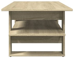 Mesa de centro 102x55x42 cm madeira processada carvalho sonoma