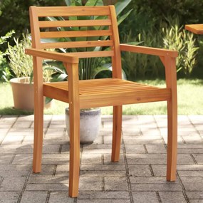 Cadeiras de jardim 8 pcs 59x55x85 cm madeira de acácia maciça