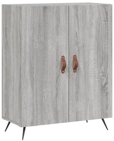 Armário alto 69,5x34x180 cm derivados de madeira sonoma cinza