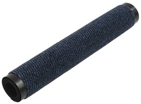 Tapete controlo de pó retangular tufado 40x60 cm azul