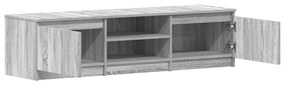 Móvel de TV 140x40x35,5 cm derivados de madeira cinzento sonoma