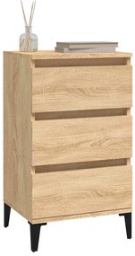 Mesa de cabeceira 40x35x70 cm derivados madeira carvalho sonoma