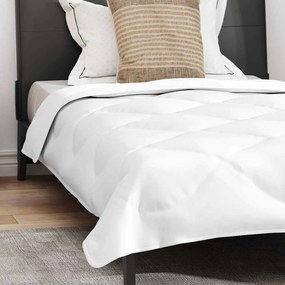 Duvet para Todas as Estações Branco 135 x 200 cm Microfibra