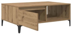 Mesa de centro carvalho artisiano 90 x 60 x 35 cm