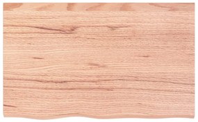 Prateleira de parede 80x50x(2-6) cm carvalho tratado castanho