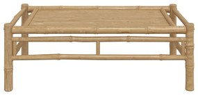 Mesa de centro para jardim 100x55x33 cm bambu