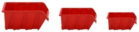 26pcs conjunto prateleiras de oficina 77x39cm PP vermelho/preto
