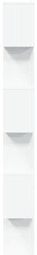 Estante divisória 6 níveis 70x24x193cm derivados madeira branco