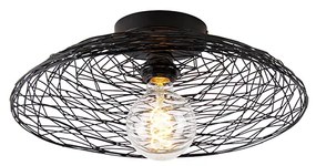 Candeeiro de teto oriental preto 40 cm - Glan Oriental