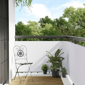 Tela de varanda 400x80 cm vime PE branco