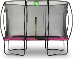 Trampolim retangular Silhouette 214 x 305 cm - rosa