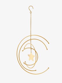 Agora -15% | Estrela decorativa para pendurar dourado