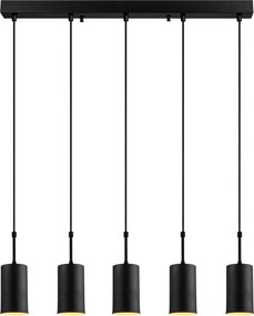 Chandelier Camel 5 – Preto – 79 x 9 cm