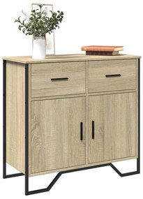 vidaXL Aparador 79,5x35,5x74,5 cm derivados de madeira carvalho sonoma