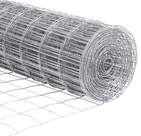 Cerca Euro com 13 Postes 1,2x25 m Aço Galvanizado