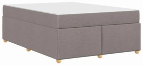 Estrutura da Cama Cinzento-acastanhado 160 x 200 cm tecido