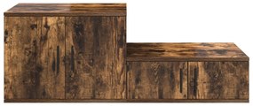 Armário de Armazenamento vidaXL Carvalho Fumado 108x41x40 cm Madeira E