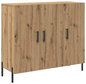 Buffet vidaXL Carvalho Artífice 90x34x80 cm Madeira de Engenharia