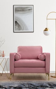 **** Cadeira Wing Rome – Rosa Pó – 105x85x90 cm
**
