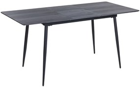 Mesa de jantar extensível cinzenta 120/160 x 80 cm GELANDA Beliani