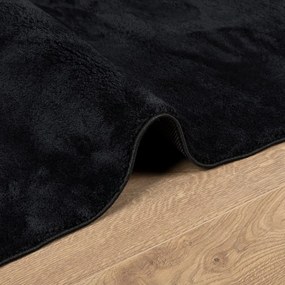 Tapete de pelo curto OVIEDO 120x170 cm preto