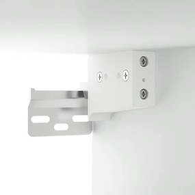 Móveis TV 2pcs 80x30x30cm derivados de madeira branco