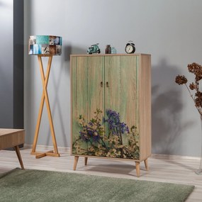 Armário Multiusos Multibox – Carvalho Sonoma – 80x127x36 cm