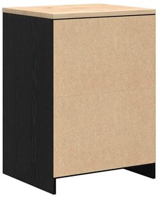 Armário de arrumação de garagem Preto 60x51x85 cm