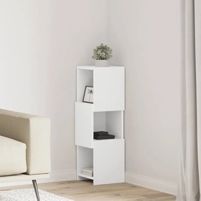 vidaXL Armário de canto 25,5x25x80cm Madeira processada