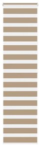 vidaXL Cortina de zebra 60x200 cm largura do tecido 55,9 cm poliéster