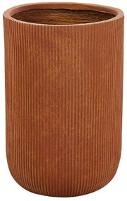 Vaso para plantas castanho dourado ⌀ 37 cm EANTIO Beliani