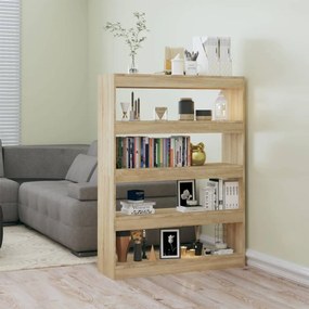 vidaXL Estante/divisória 100x30x135 cm cor carvalho sonoma