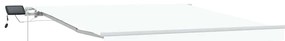 Toldo Retrátil with Manual Branco 300 x 250 cm Branco