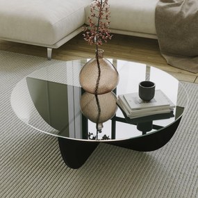 Mesa de Centro Lily – Preto – 90x30x90 cm