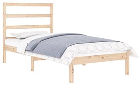 Estrutura de cama solteiro 90x190 cm madeira maciça