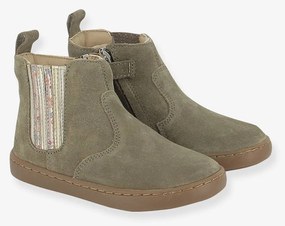 Botas em pele Play New Shine SHOO POM® caqui