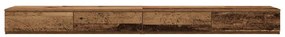 gavetas vidaXL em madeira antiga 200x36,5x16,5 cm Madeira de engenhari