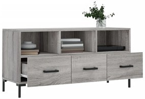 Móvel de TV 102x36x50 cm derivados de madeira cinzento sonoma