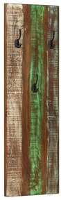 Bengaleiros parede 2 pcs 36x3x110 cm madeira recuperada maciça
