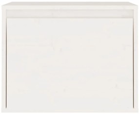 Móveis de TV 7 pcs madeira de pinho maciça branco