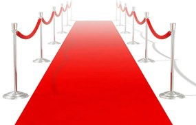 Tapete Vermelho 1 x 20 m, pesado 400 g/m2
