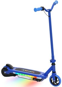 AIYAPLAY Trotinete Elétrica para Crianças Máx. 10 km/h Motor 80 W Autonomia Máxima 8 km Trotinete com Luzes LED Travão Traseiro 76x46x93 cm Azul