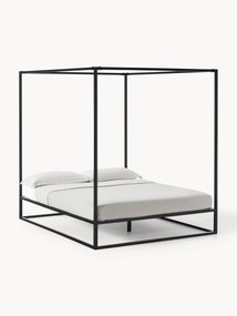 Cama de dossel em metal Belle