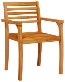 Cadeiras de jardim 8 pcs 59x55x85 cm madeira de acácia maciça