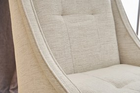 Cadeira Wing Ella Prestij – Creme – 67x73x70 cm
